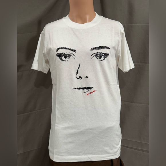 OFF-WHITE Woman Gaze/Pivot Tee Shirt White XS - Picture 1 of 12